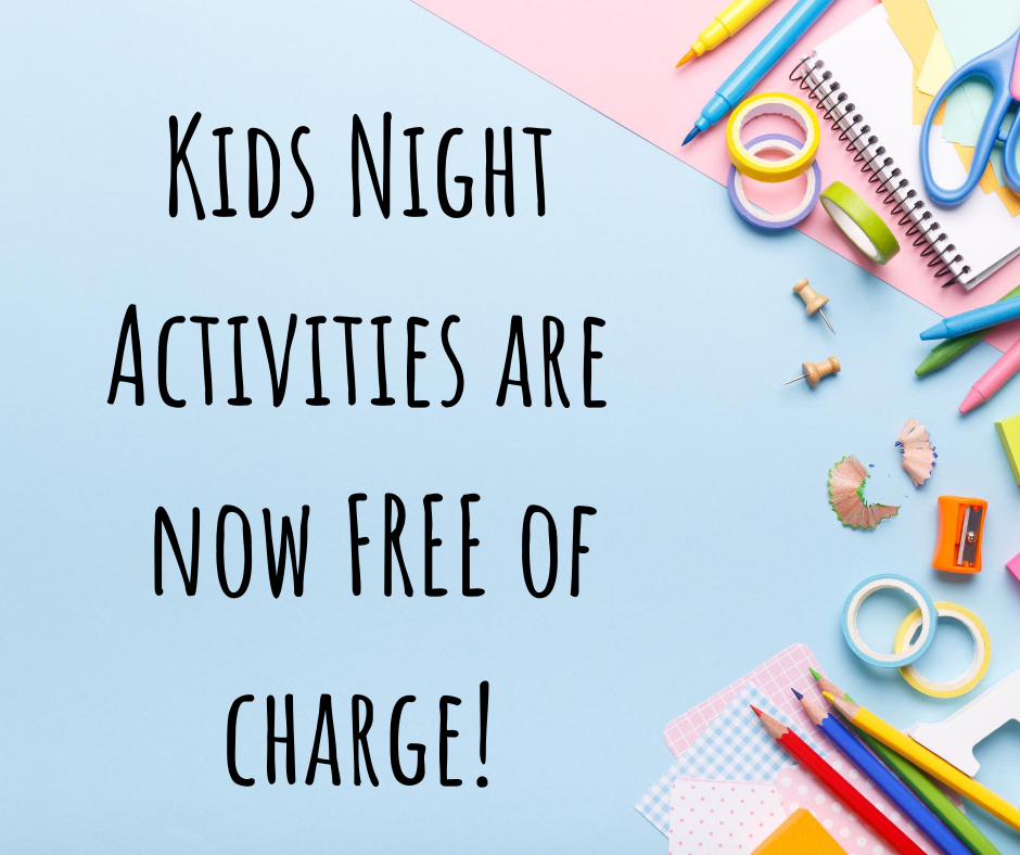 kids night activities are now free